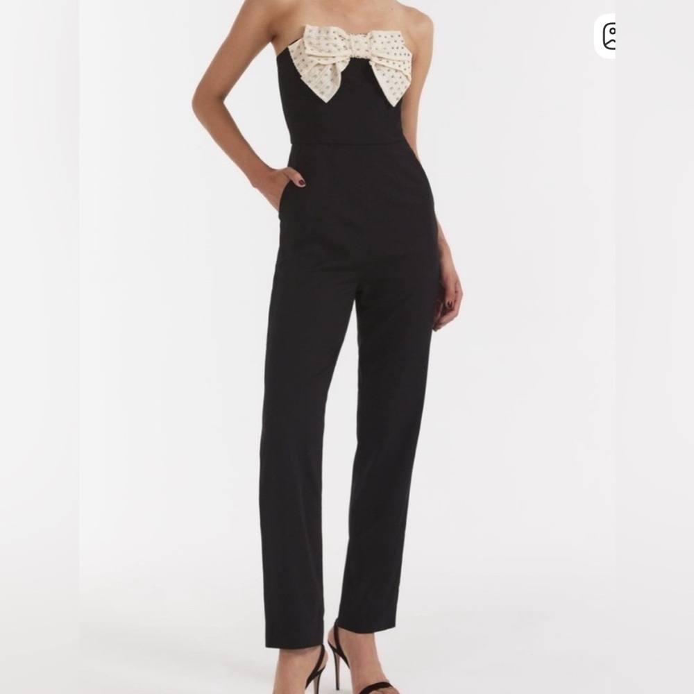 Elegant Black Crepe Jumpsuit